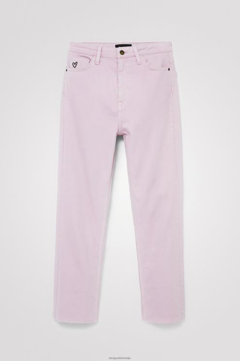 oblačila NFXLT437 ženske Desigual ravne odrezane kavbojke