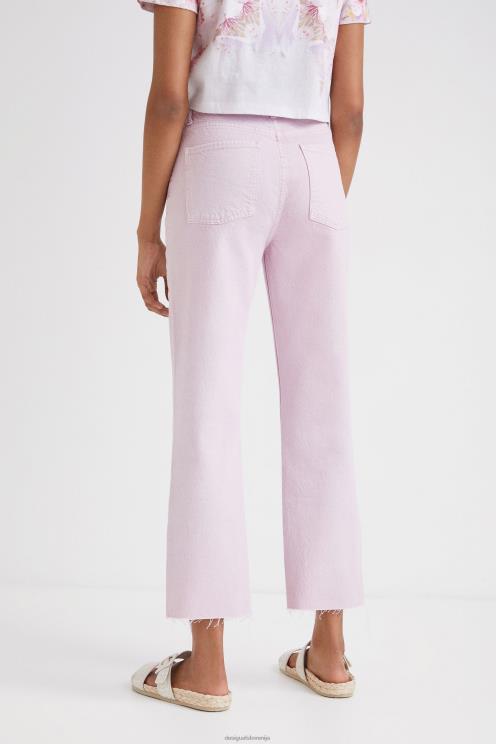 oblačila NFXLT437 ženske Desigual ravne odrezane kavbojke