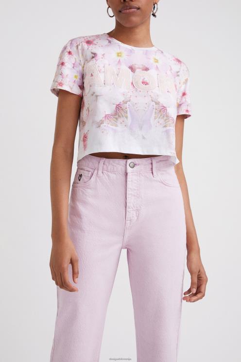 oblačila NFXLT437 ženske Desigual ravne odrezane kavbojke