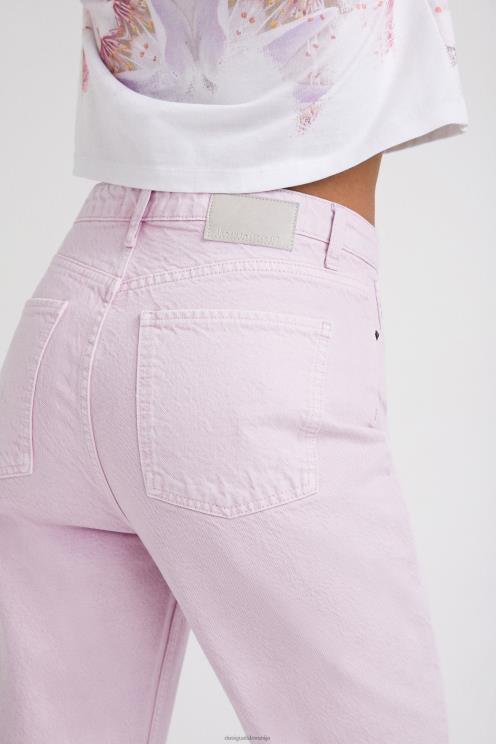 oblačila NFXLT437 ženske Desigual ravne odrezane kavbojke