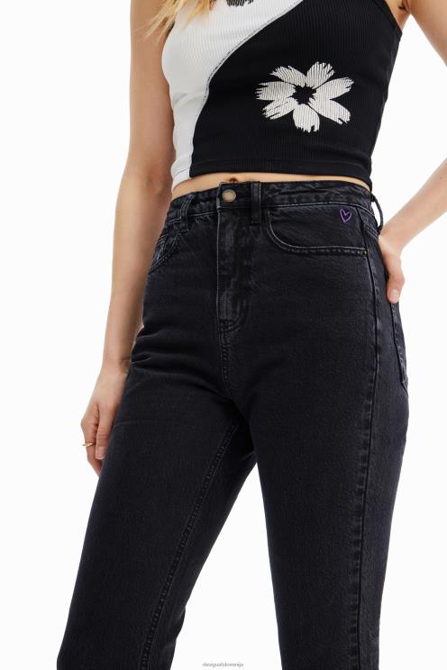 oblačila NFXLT446 ženske Desigual ravne odrezane kavbojke