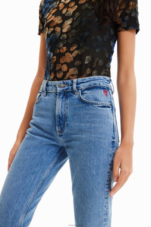 oblačila NFXLT456 ženske Desigual ravne kavbojke