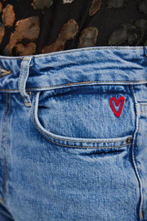 oblačila NFXLT456 ženske Desigual ravne kavbojke