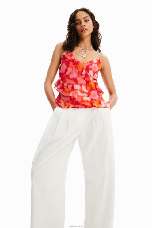 oblačila NFXLT460 ženske Desigual široke nagubane hlače