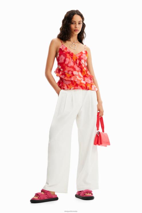 oblačila NFXLT460 ženske Desigual široke nagubane hlače