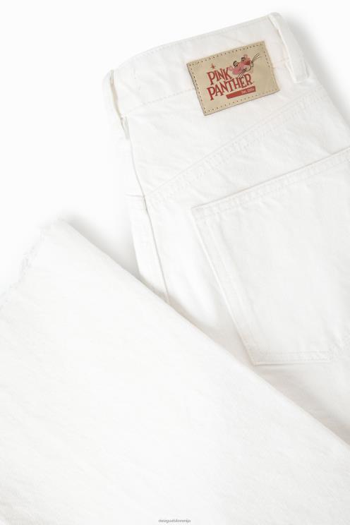 oblačila NFXLT498 ženske Desigual široke roza panter kavbojke