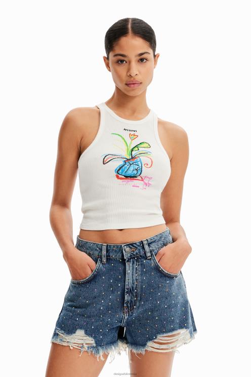 oblačila NFXLT513 ženske Desigual kratke hlače iz jeansa z jeklenkami