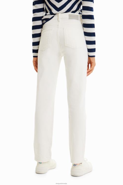 oblačila NFXLT566 ženske Desigual ravne kavbojke