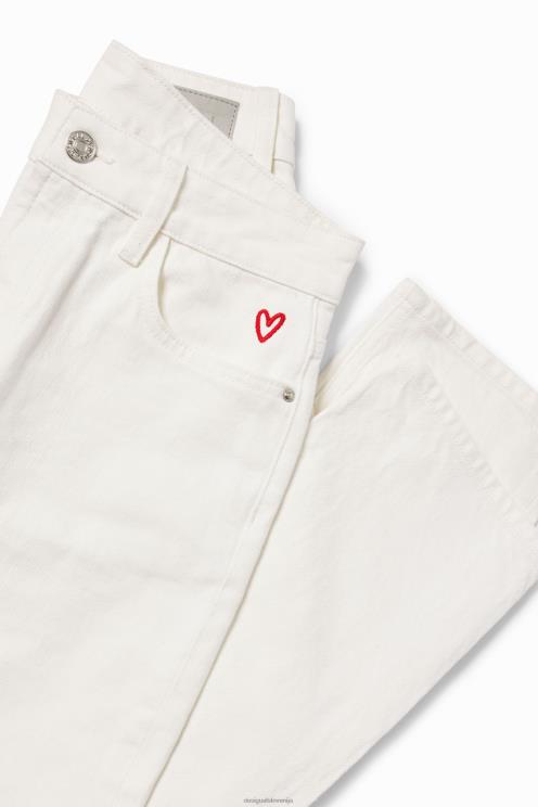 oblačila NFXLT566 ženske Desigual ravne kavbojke