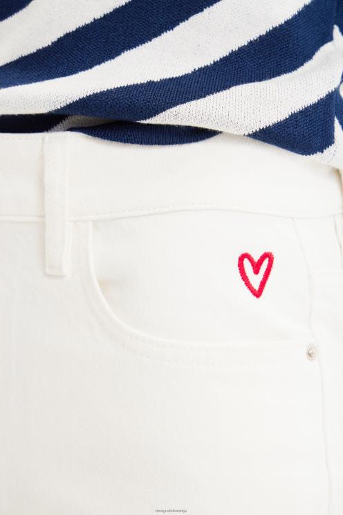 oblačila NFXLT566 ženske Desigual ravne kavbojke