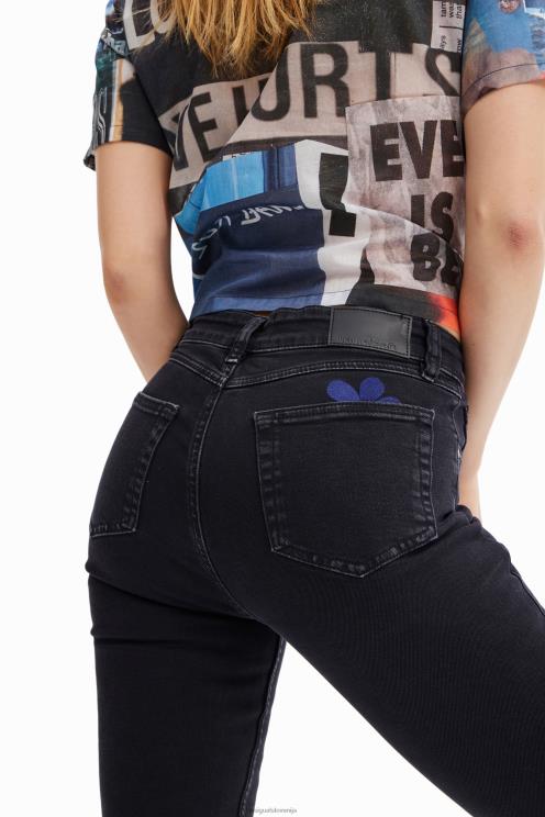 oblačila NFXLT581 ženske Desigual sežgane kavbojke