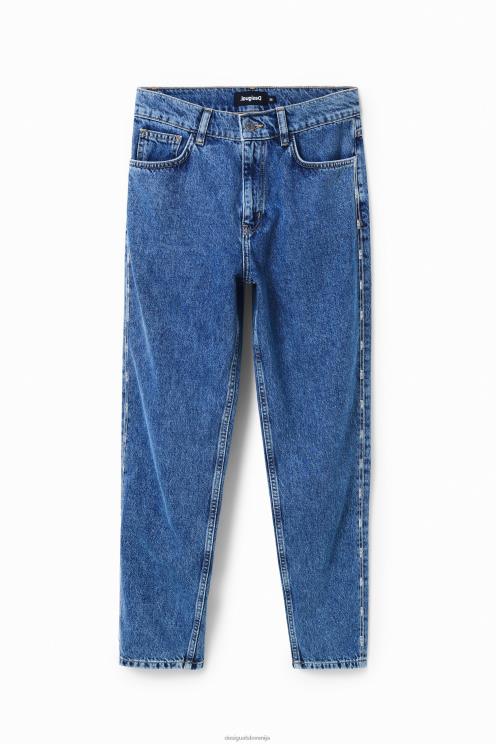 oblačila NFXLT603 ženske Desigual rhinestone mom jeans