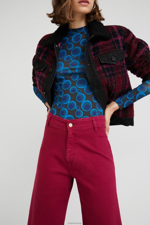 oblačila NFXLT735 ženske Desigual odrezane kavbojke culotte