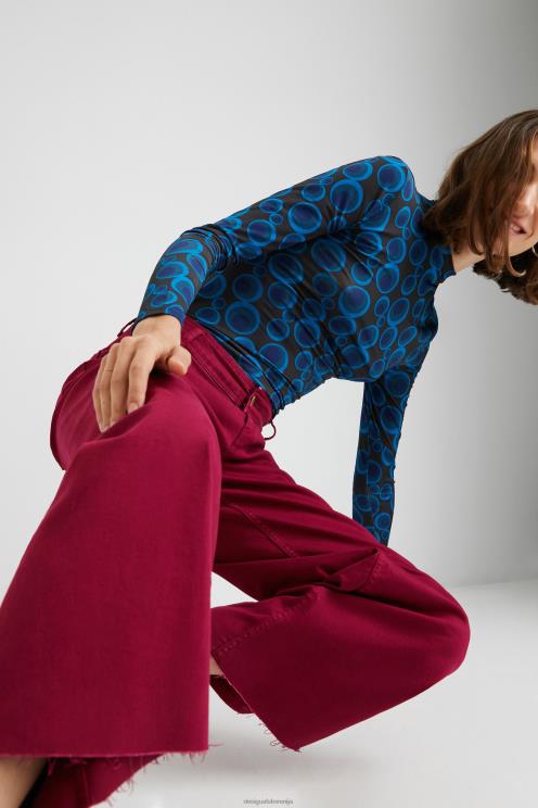 oblačila NFXLT735 ženske Desigual odrezane kavbojke culotte