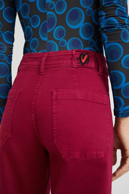 oblačila NFXLT735 ženske Desigual odrezane kavbojke culotte