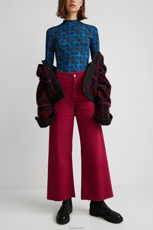 oblačila NFXLT735 ženske Desigual odrezane kavbojke culotte