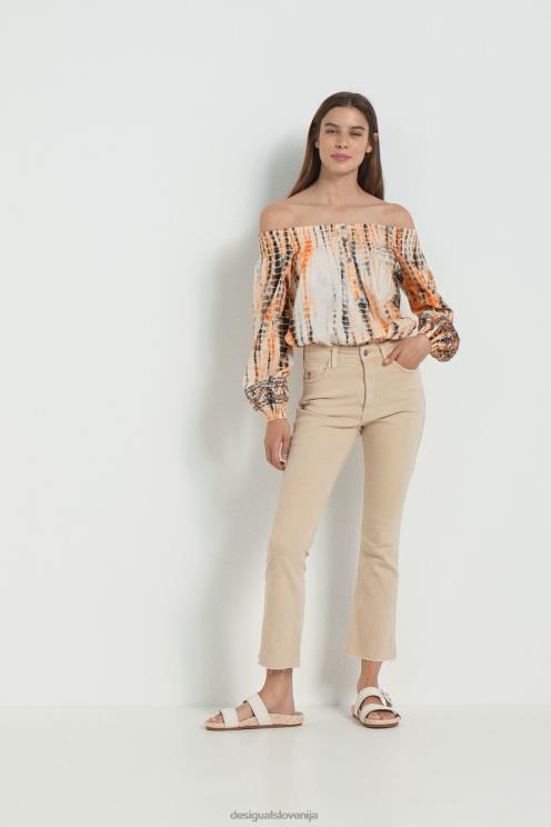 oblačila NFXLT755 ženske Desigual široke odrezane kavbojke