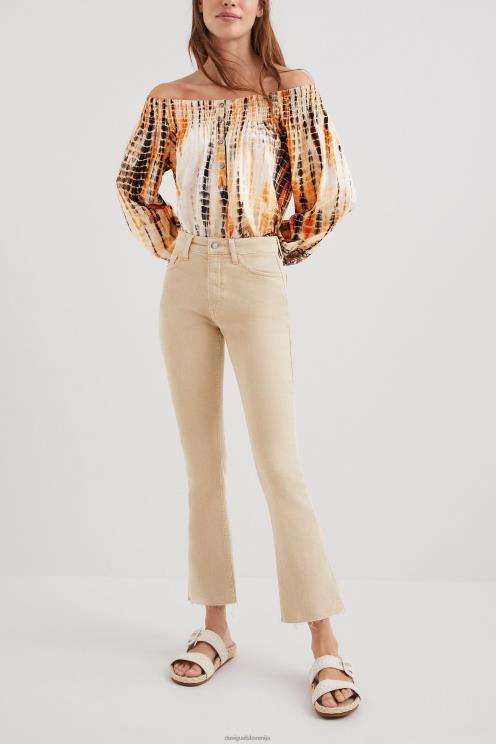 oblačila NFXLT755 ženske Desigual široke odrezane kavbojke