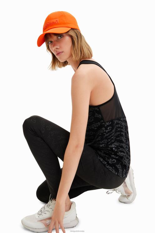 oblačila NFXLT757 ženske Desigual športne pajkice z logotipom