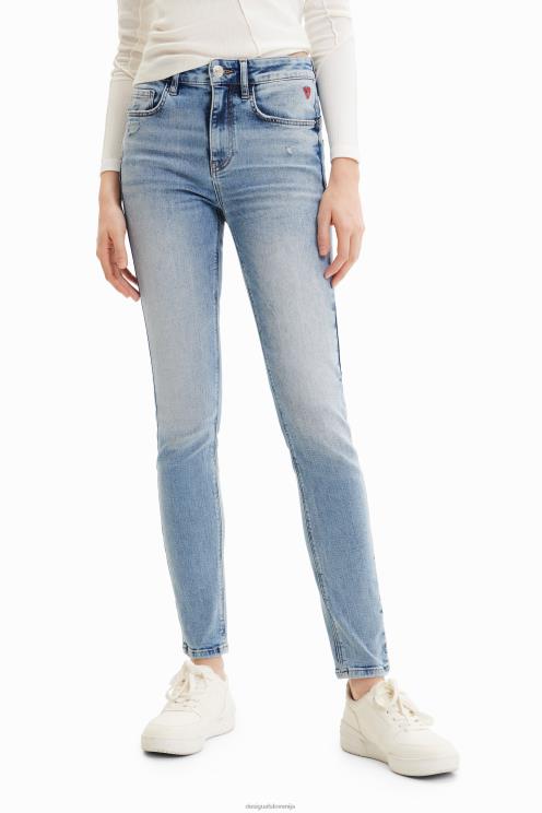 oblačila NFXLT766 ženske Desigual ozke kavbojke push-up