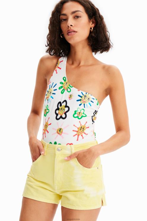 oblačila NFXLT796 ženske Desigual kratke hlače iz jeansa tie-dye