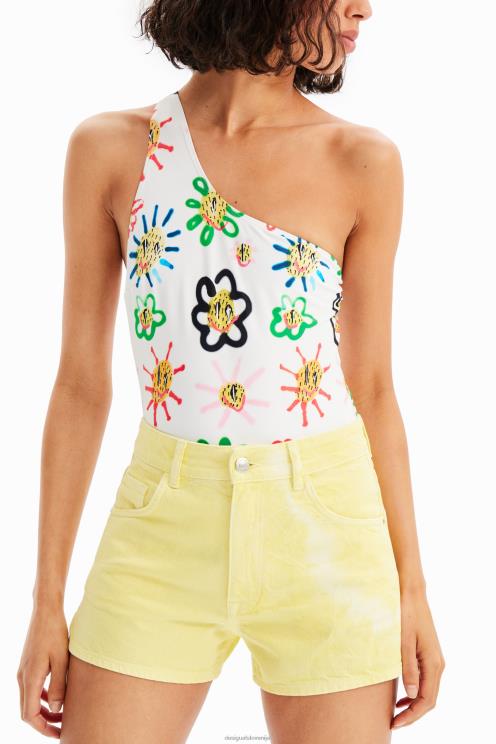 oblačila NFXLT796 ženske Desigual kratke hlače iz jeansa tie-dye