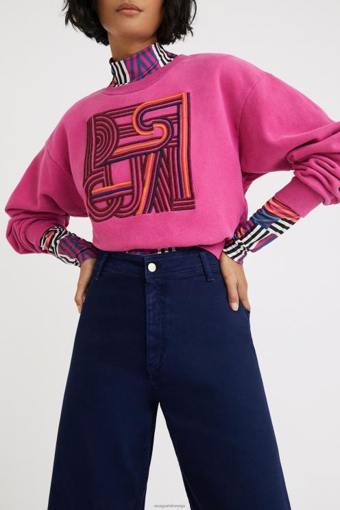 oblačila NFXLT813 ženske Desigual odrezane kavbojke culotte