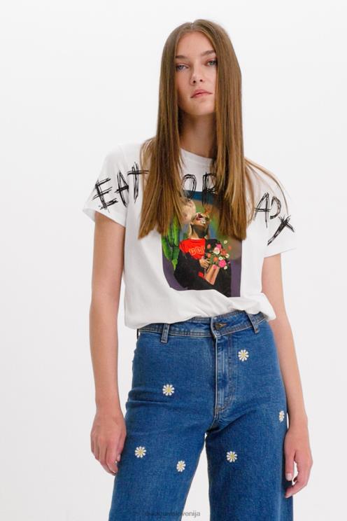 oblačila NFXLT881 ženske Desigual kilote iz jeansa marjetice