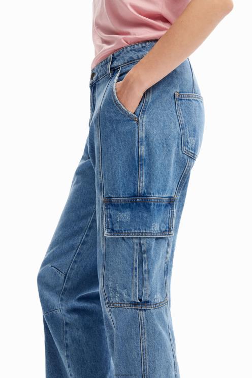 oblačila NFXLT884 ženske Desigual cargo jeans