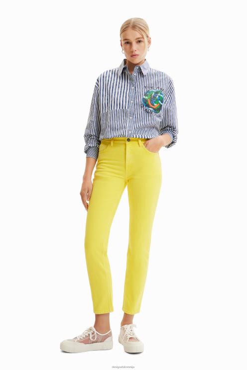 oblačila NFXLT903 ženske Desigual ravne kavbojke