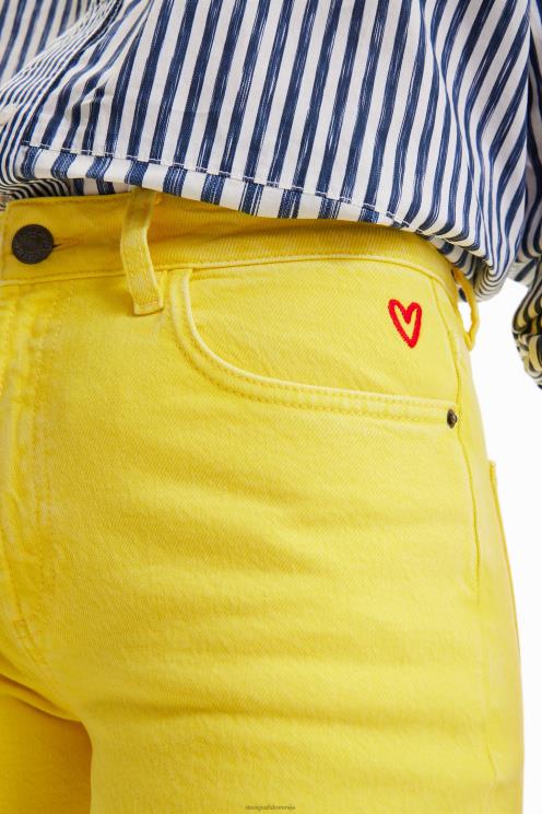 oblačila NFXLT903 ženske Desigual ravne kavbojke