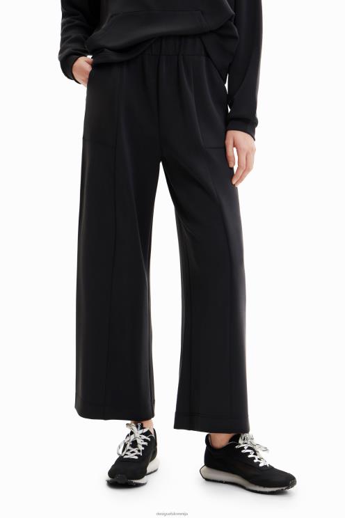 oblačila NFXLT918 ženske Desigual na dotik mehke široke hlače