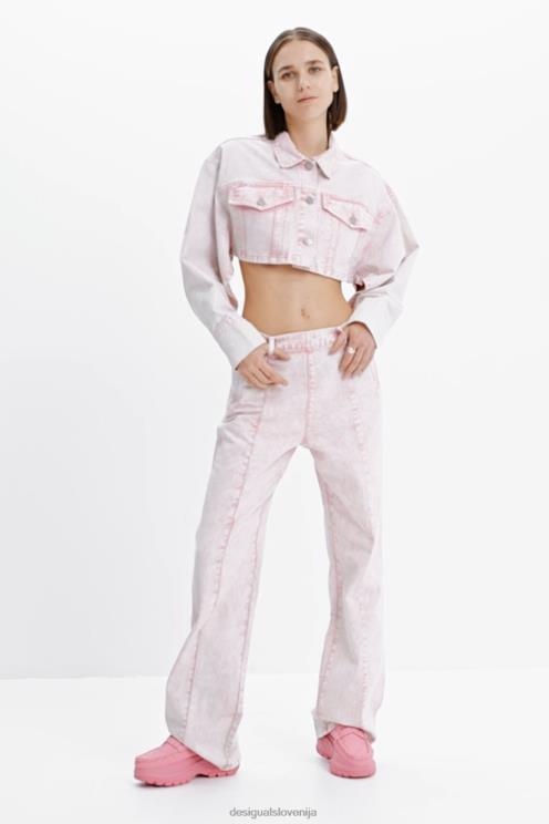 oblačila NFXLT924 ženske Desigual široke ravne kavbojke maitrepierre