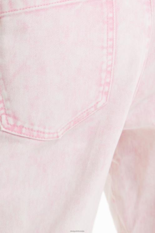 oblačila NFXLT924 ženske Desigual široke ravne kavbojke maitrepierre