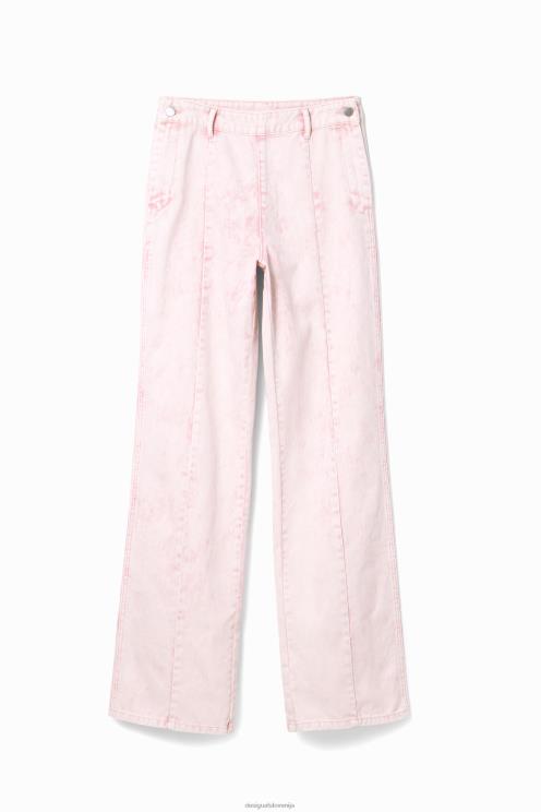 oblačila NFXLT924 ženske Desigual široke ravne kavbojke maitrepierre