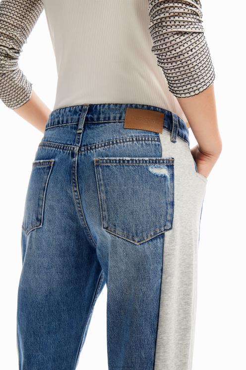 oblačila NFXLT93 ženske Desigual vezene jogger kavbojke