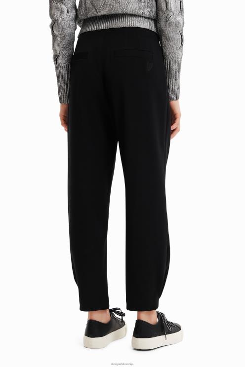 oblačila NFXLT981 ženske Desigual plisirane hlače