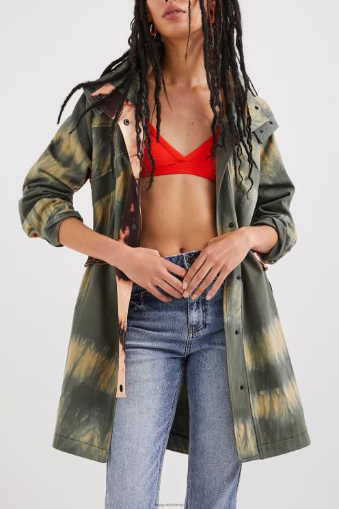 oblačila NFXLT1025 ženske Desigual parka na kravato