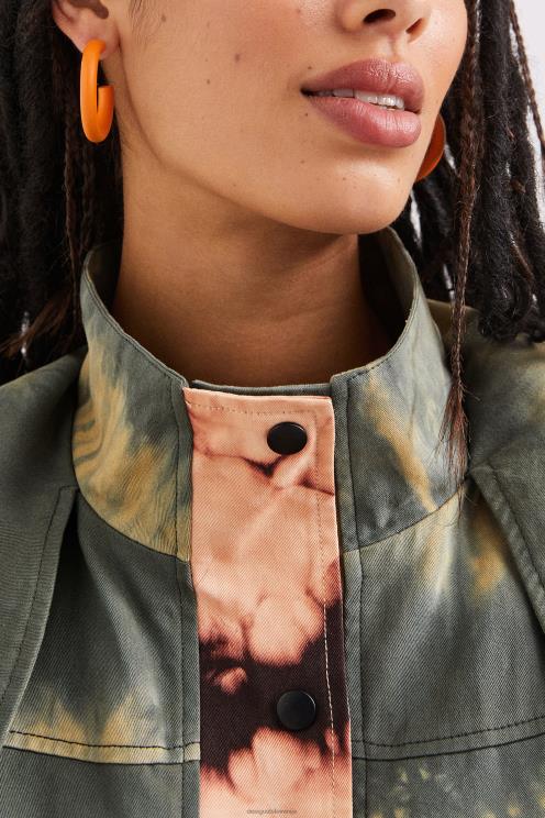 oblačila NFXLT1025 ženske Desigual parka na kravato