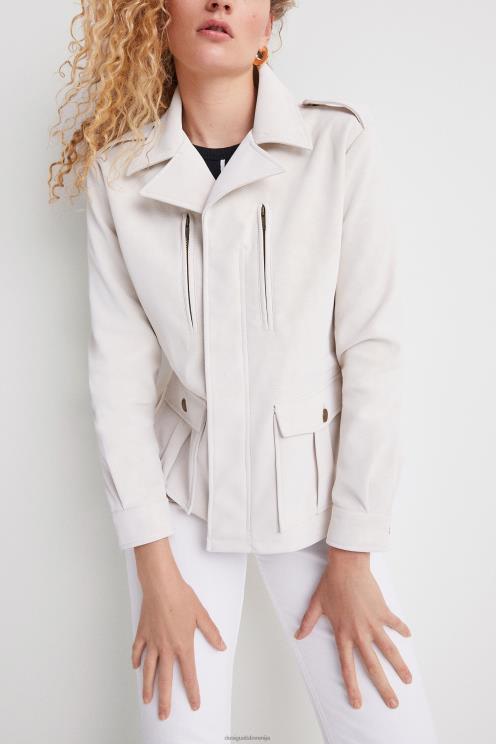 oblačila NFXLT1046 ženske Desigual jakna ravnega kroja z žepi