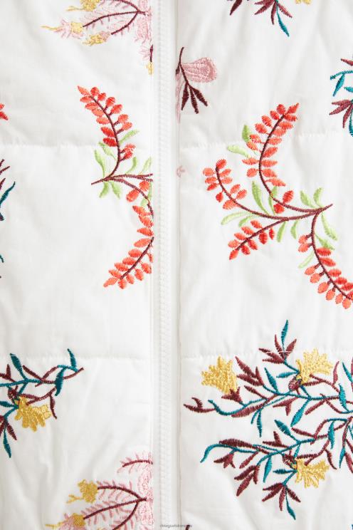 oblačila NFXLT1055 ženske Desigual prešita jakna s cvetjem