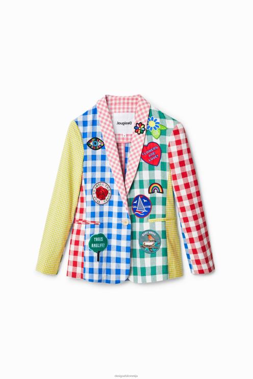 oblačila NFXLT1060 ženske Desigual johnson hartig patchwork blazer