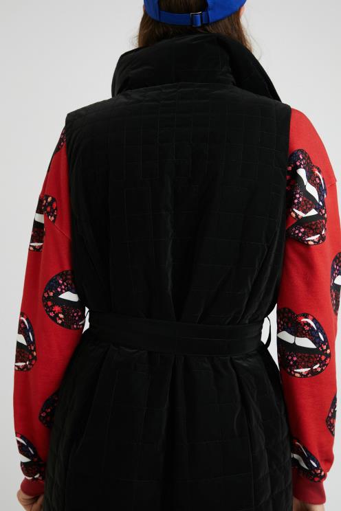 oblačila NFXLT1066 ženske Desigual dolga prešita jopica