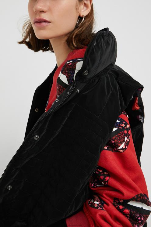 oblačila NFXLT1066 ženske Desigual dolga prešita jopica