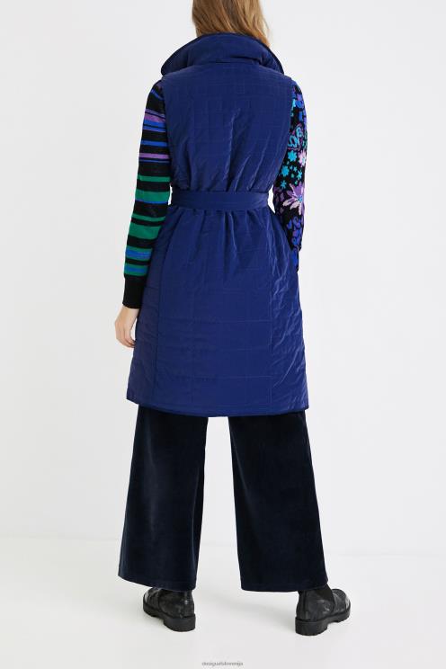 oblačila NFXLT1067 ženske Desigual dolga prešita jopica