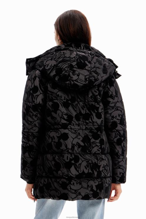 oblačila NFXLT190 ženske Desigual prešit plašč mickey mouse