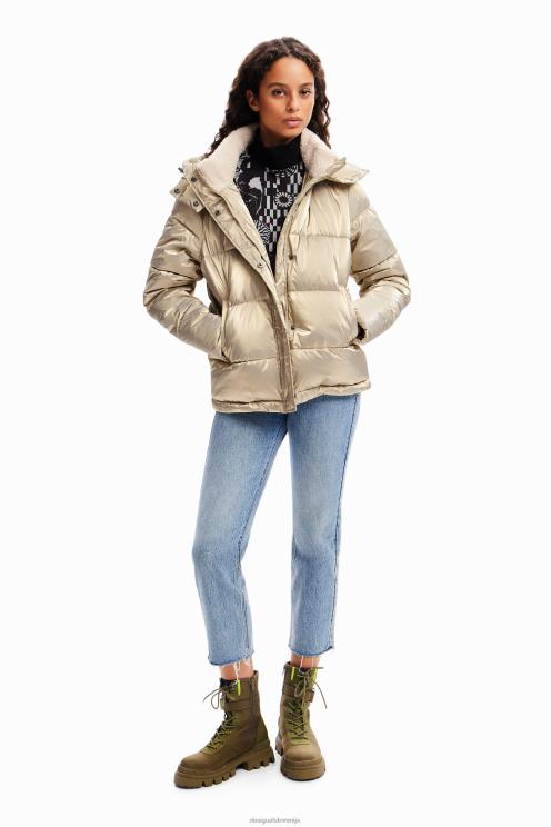 oblačila NFXLT213 ženske Desigual kovinsko podložena jakna