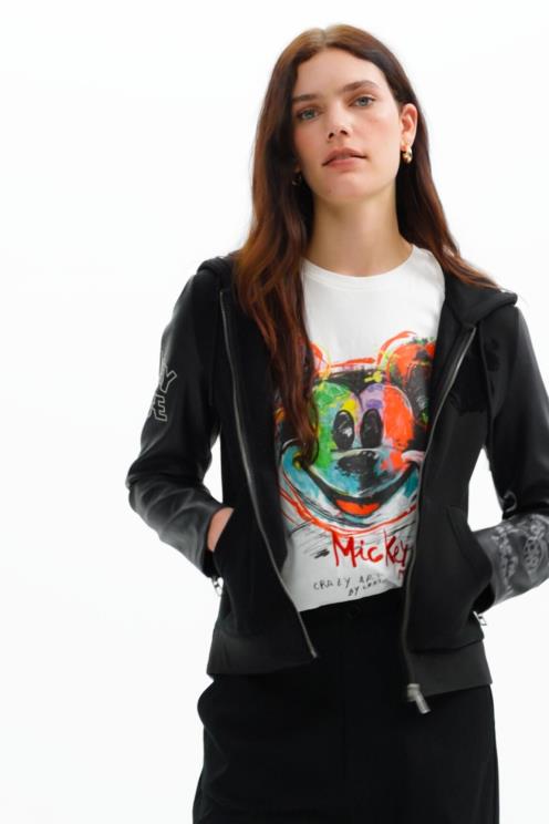 oblačila NFXLT219 ženske Desigual mickey mouse kombinacija jakne