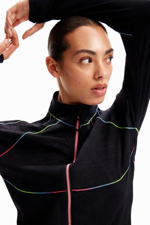 oblačila NFXLT277 ženske Desigual športna jakna s šivi