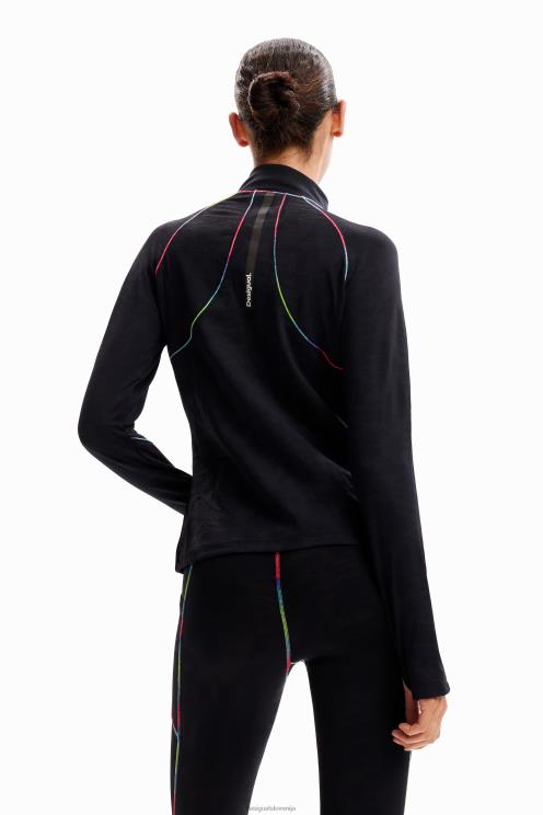 oblačila NFXLT277 ženske Desigual športna jakna s šivi